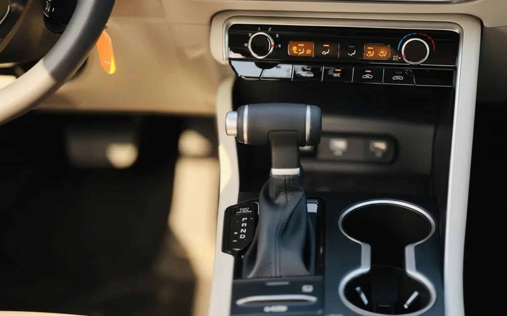 Kia K5 2023 interior view showing trim – rental in Dubai