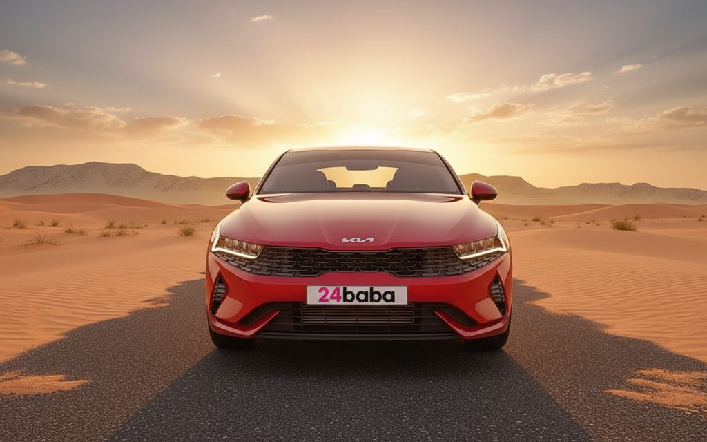 Kia K5 2023 Red rental in Dubai