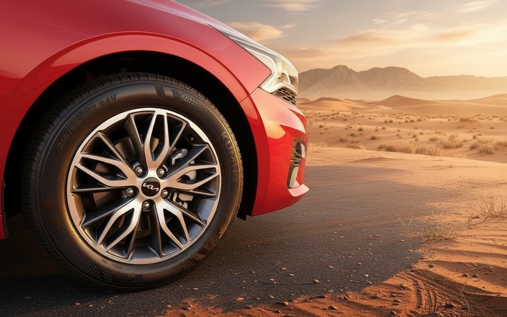 Kia K5 2023 alloy wheel close up