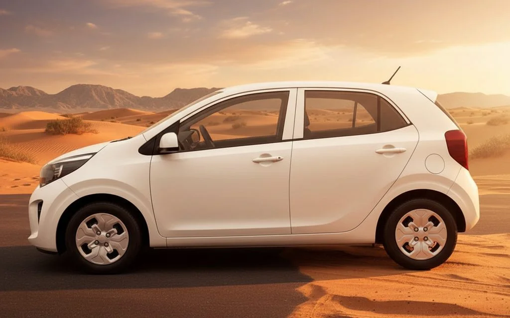 Kia Picanto 2020 White side profile