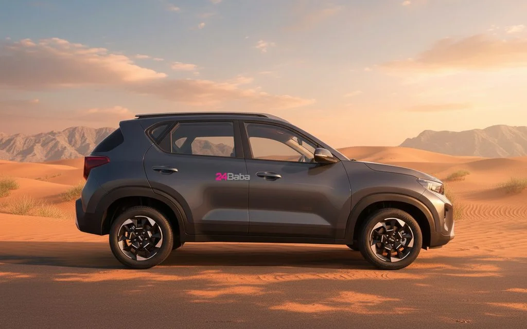 Kia Sonet 2025 Grey side profile