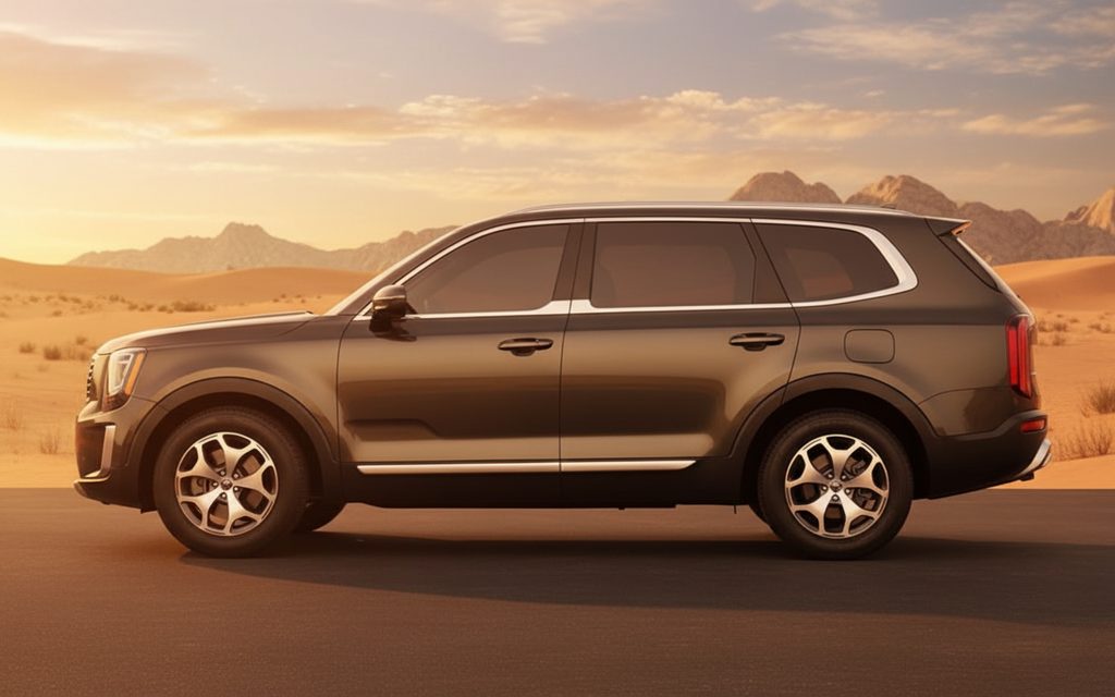 Kia Telluride 2023 Brown side profile
