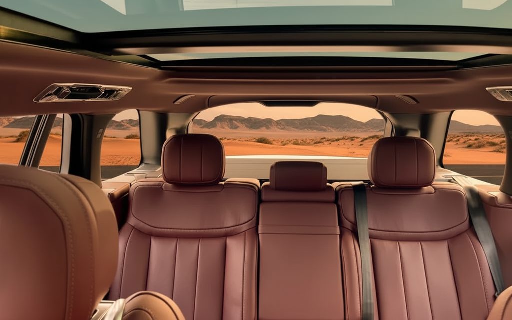 LandRover RangeRoverHse 2022 leather seats and cabin – rental in Dubai