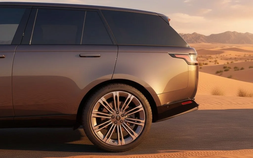 LandRover RangeRover 2023 alloy wheel close up – rental in Dubai