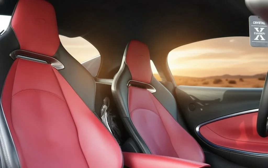 Mclaren Artura 2024 leather seats and cabin – rental in Dubai