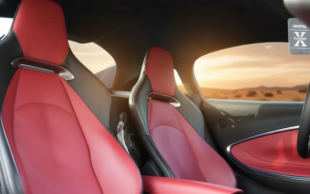 Mclaren Artura 2024 leather seats and cabin – rental in Dubai