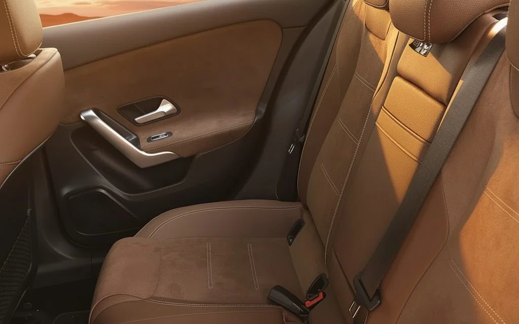 Mercedes A200 2024 leather seats and cabin