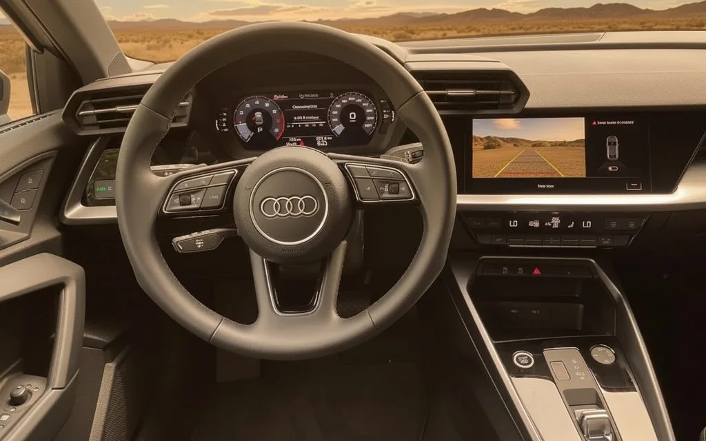 Audi A3 2024 interior view showing trim