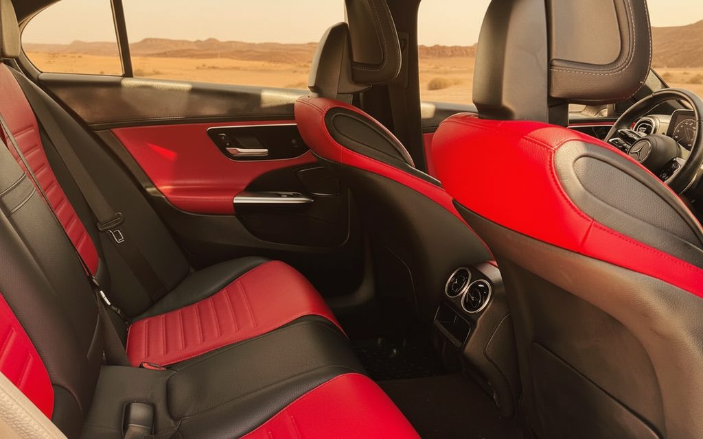 Mercedes C300 2023 leather seats and cabin