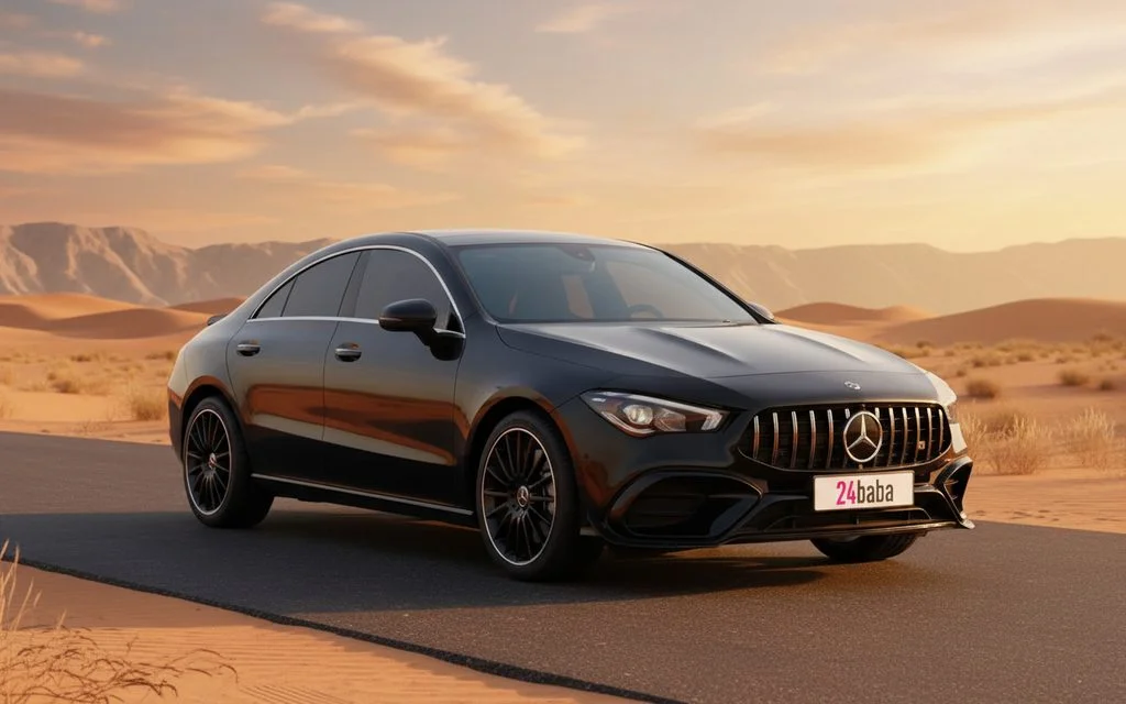 Mercedes Cla250 2020 Black side profile