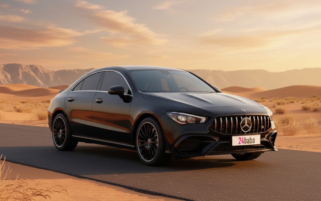 Mercedes Cla250 2020 Black side profile