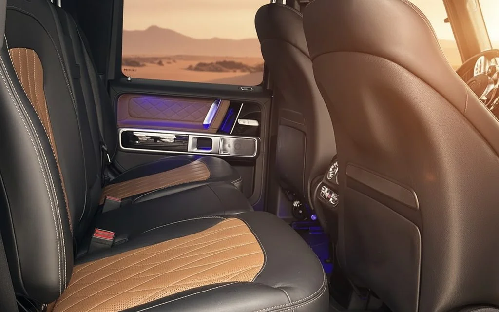 Mercedes G63 2025 leather seats and cabin