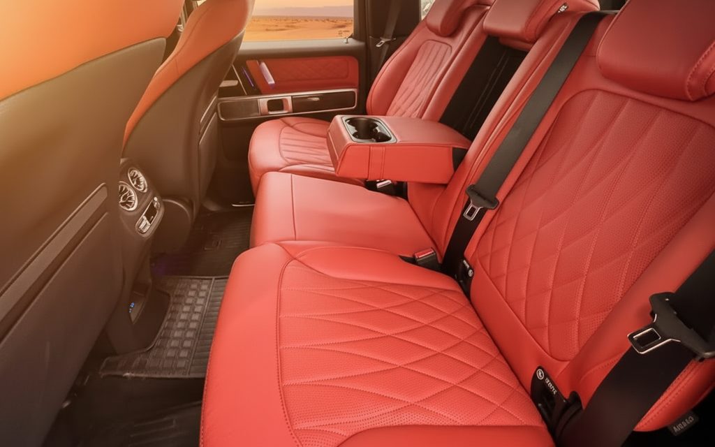 Mercedes G63 2025 leather seats and cabin