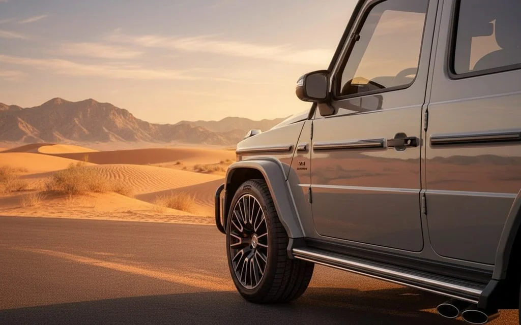 Mercedes G63 2025 Grey side profile