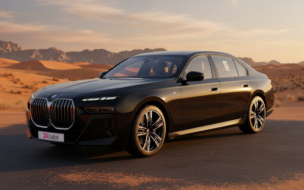 Bmw 735 2024 Black cover image – rental in Dubai