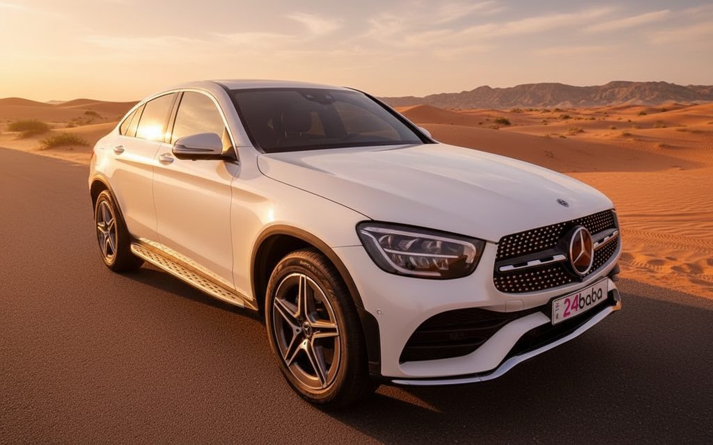 Mercedes Glc300 2023 White side profile