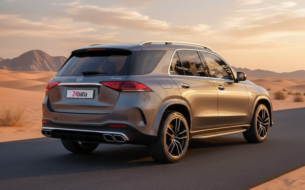 Mercedes Gle53 2022 Grey side profile – rental in Dubai