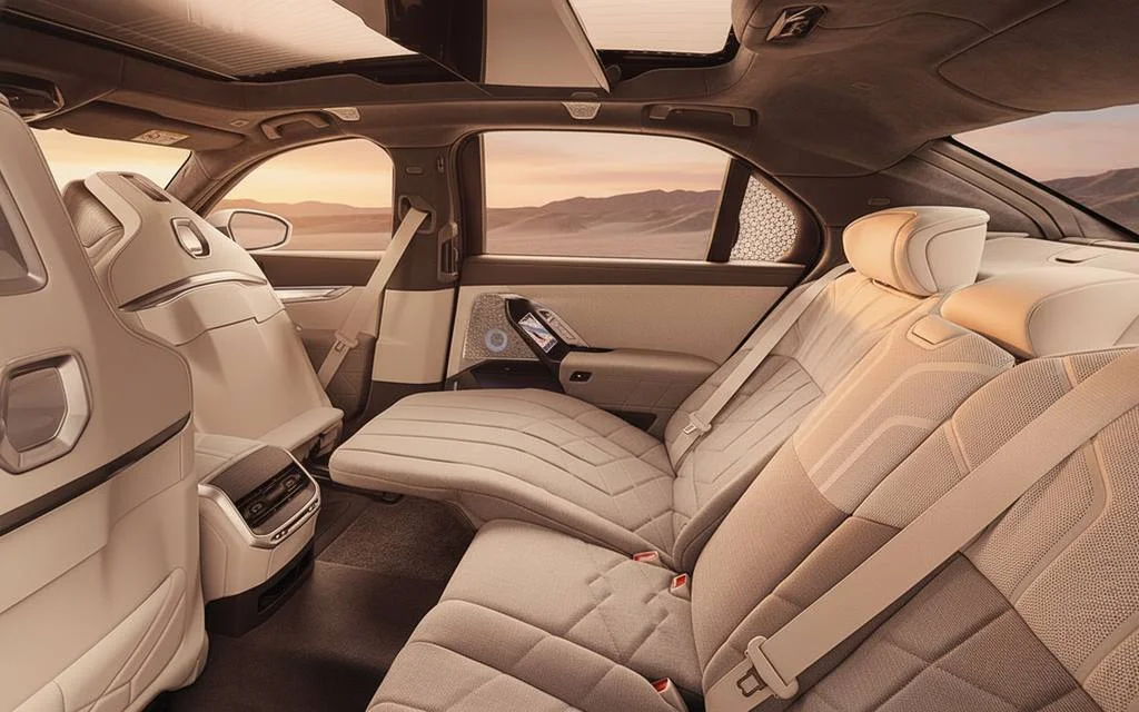 Bmw 760 2024 leather seats and cabin – rental in Dubai