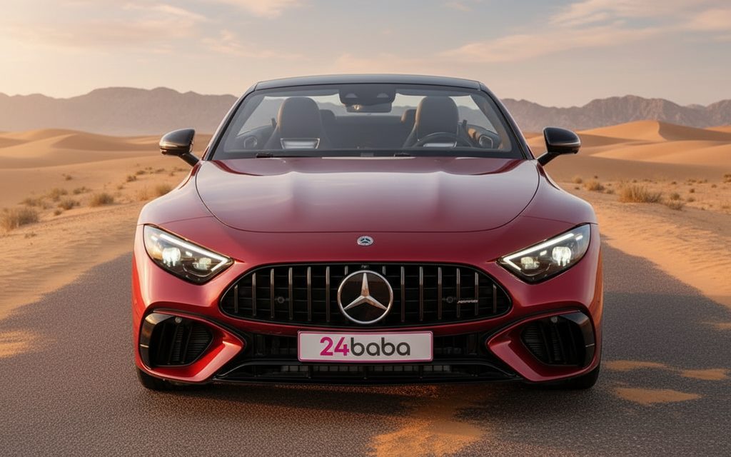 Mercedes Sl 2023 Red cover image – rental in Dubai
