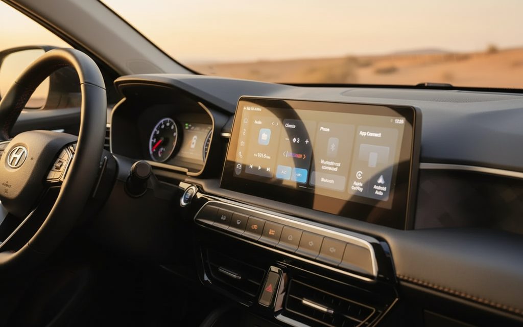 Mg 3 2025 interior view showing trim – rental in Dubai