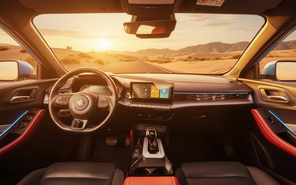 Mg Gt 2025 interior view showing trim – rental in Dubai