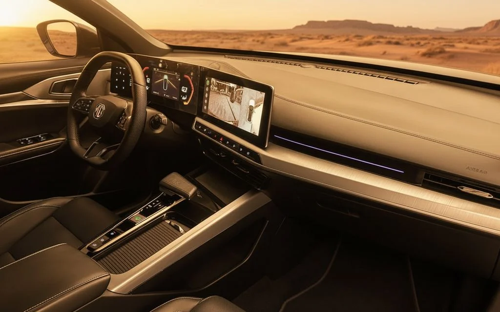 Mg One 2024 interior view showing trim – rental in Dubai