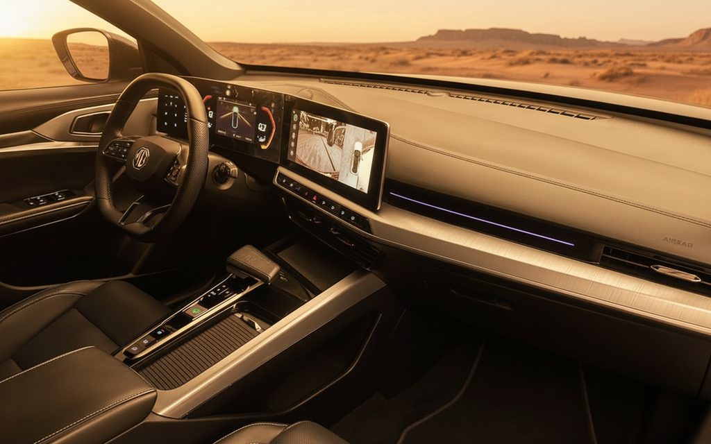 Mg One 2024 interior view showing trim – rental in Dubai