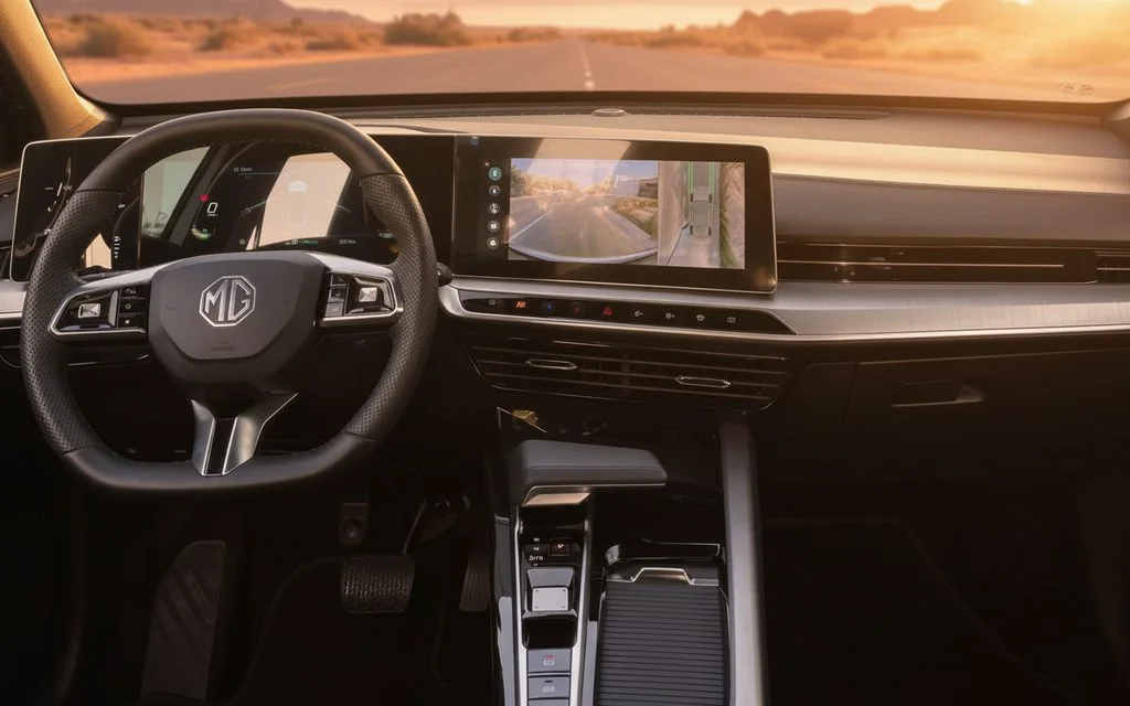 Mg One 2023 interior view showing trim – rental in Dubai