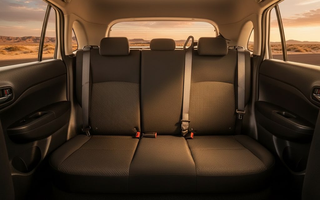 Mitsubishi Asx 2024 leather seats and cabin – rental in Dubai