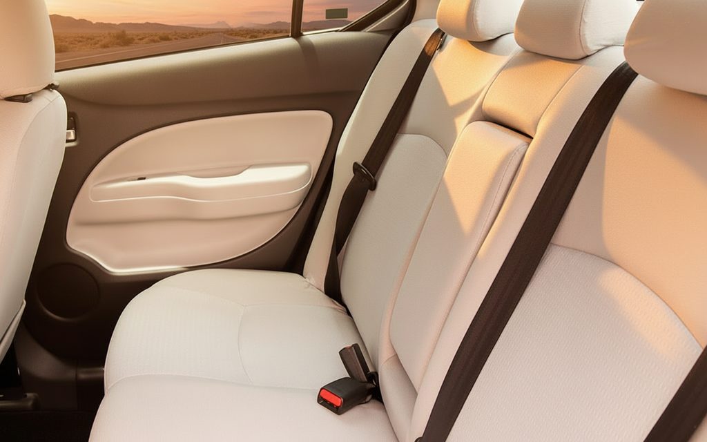 Mitsubishi Attrage 2022 leather seats and cabin