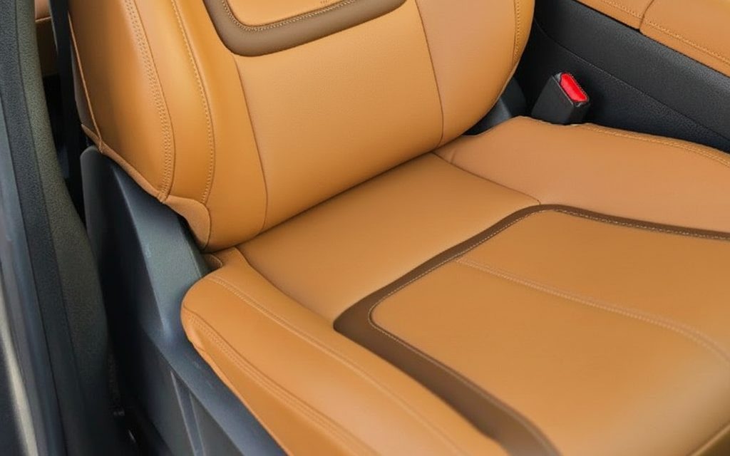 Nissan Patrol 2025 leather seats and cabin – rental in Dubai