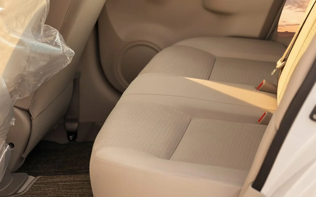 Nissan Sunny 2024 leather seats and cabin – rental in Dubai