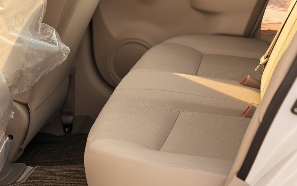 Nissan Sunny 2024 leather seats and cabin – rental in Dubai