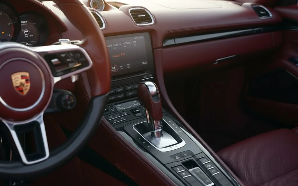 Porsche Boxster 2021 interior view showing trim