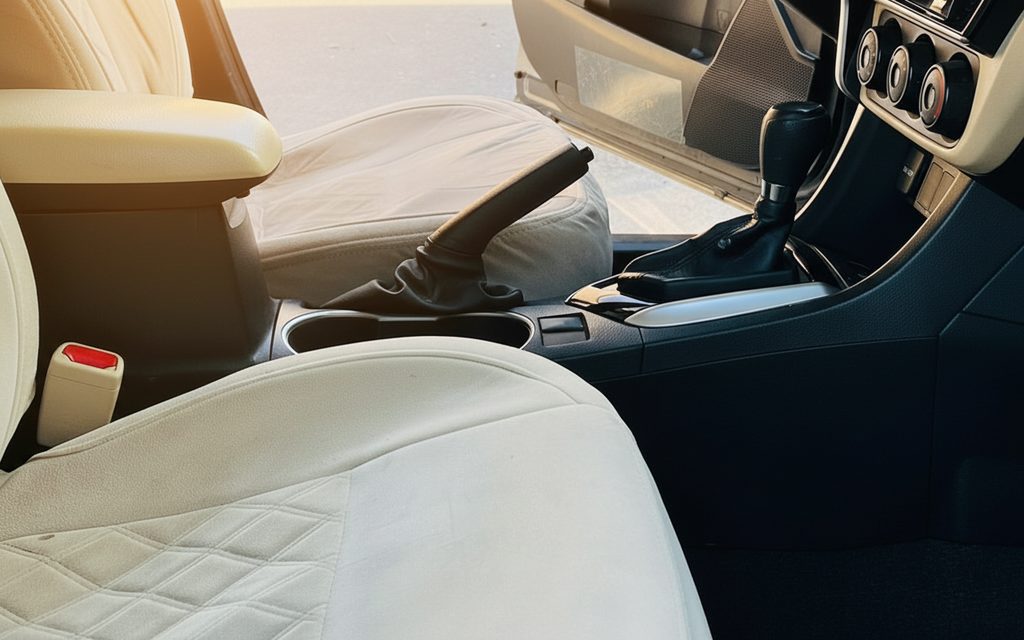 Toyota Corolla 2025 leather seats and cabin – rental in Dubai