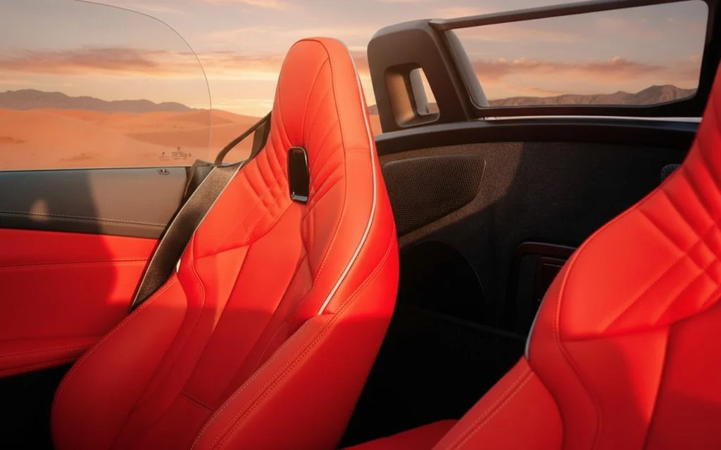 Bmw Z4 2023 leather seats and cabin – rental in Dubai