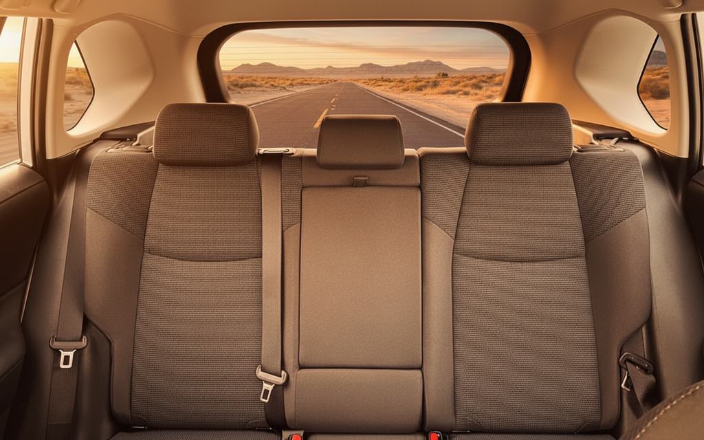 Toyota Rav4 2023 leather seats and cabin – rental in Dubai