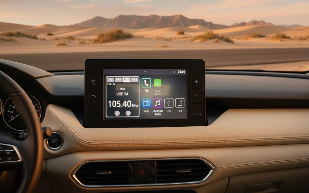 Toyota Yaris 2025 interior view showing trim – rental in Dubai