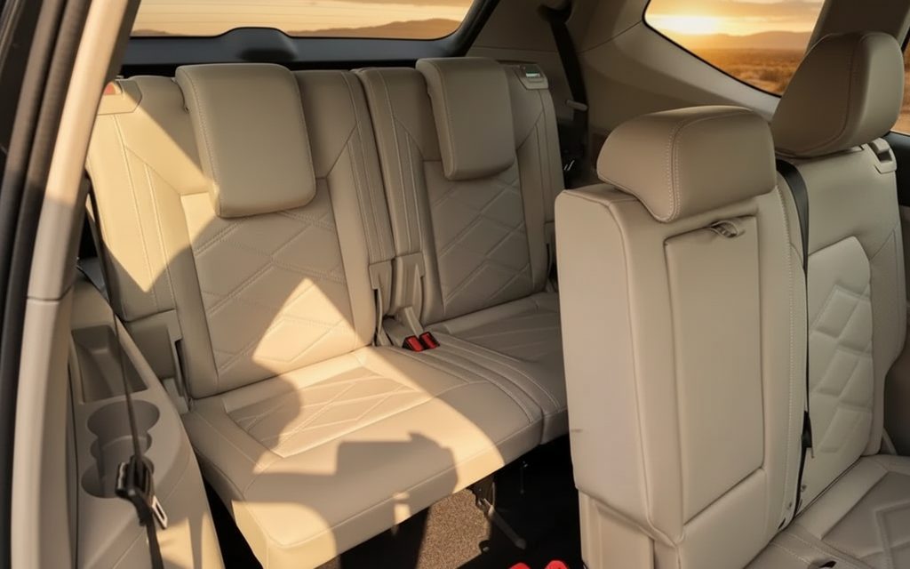 Volkswagen Teramont 2024 interior view showing trim – rental in Dubai