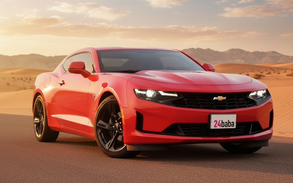 Chevrolet Camaro 2022 Red front view with headlights