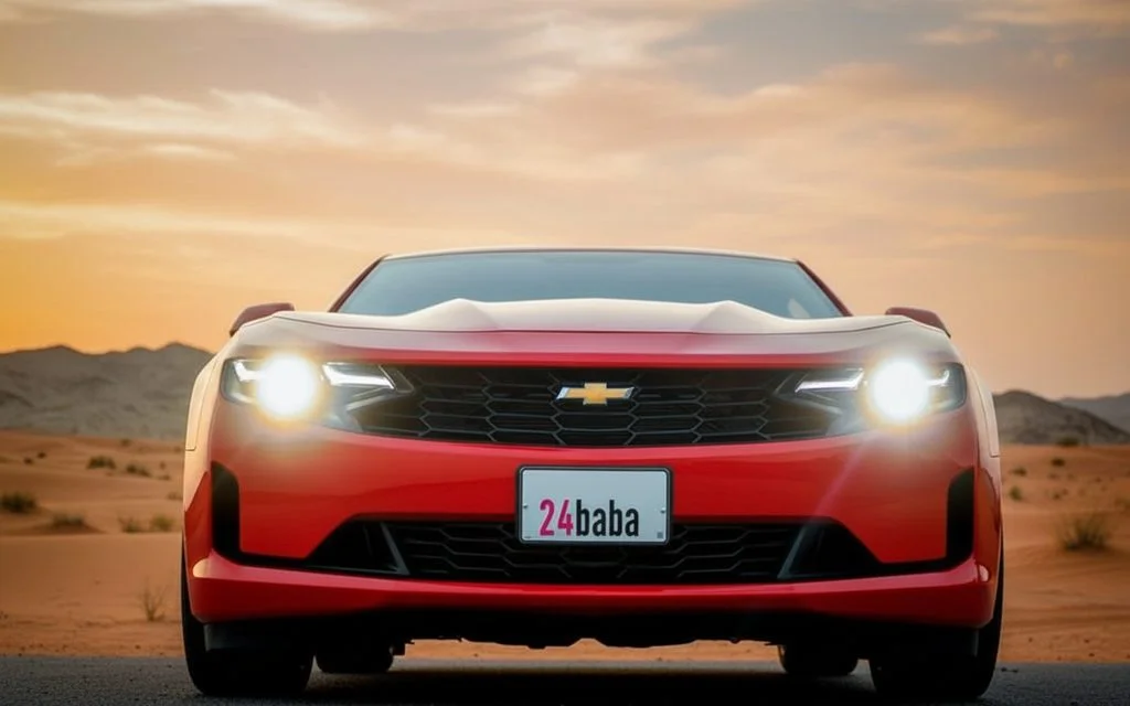 Chevrolet Camaro 2022 Red front view with headlights