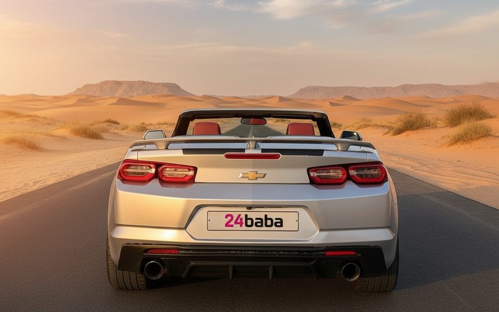 Chevrolet Camaro 2020 Silver rear view showing taillights