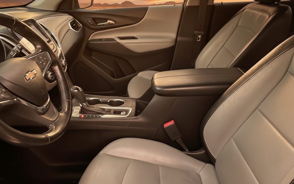 Chevrolet Equinox 2021 leather seats and cabin – rental in Dubai