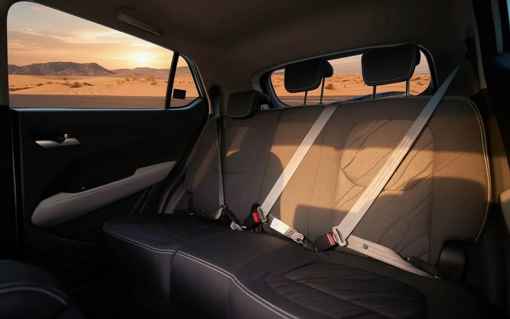 Chevrolet Groove 2024 leather seats and cabin – rental in Dubai