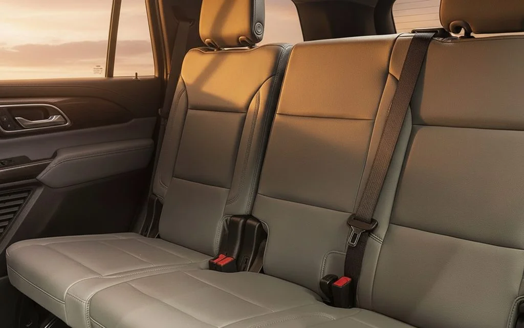 Chevrolet Tahoe 2023 leather seats and cabin – rental in Dubai