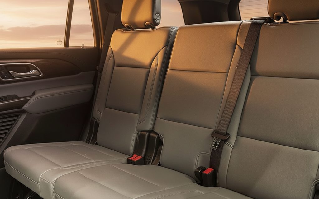 Chevrolet Tahoe 2023 leather seats and cabin – rental in Dubai
