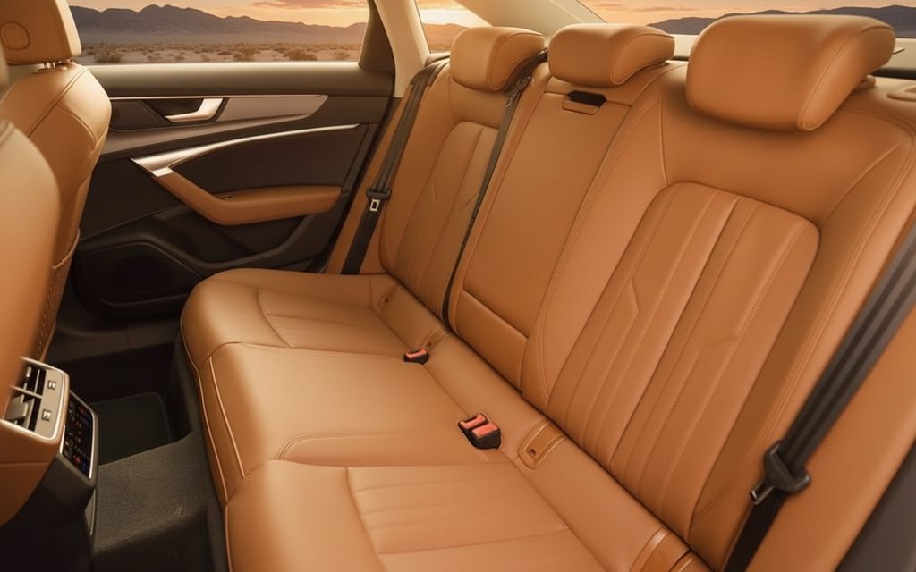 Audi A6 2022 leather seats and cabin