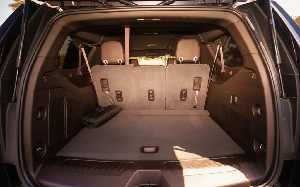 Chevrolet Suburban 2021 leather seats and cabin – rental in Dubai
