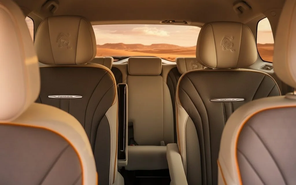 Dongfeng ForthingU TourV9 2024 leather seats and cabin – rental in Dubai