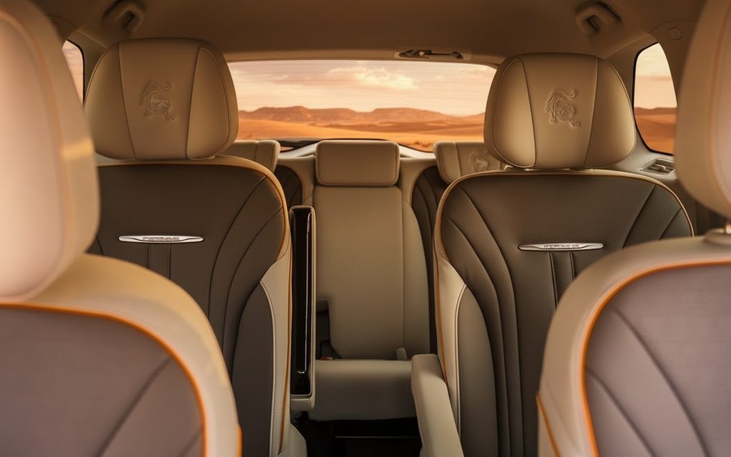 Dongfeng ForthingU TourV9 2024 leather seats and cabin – rental in Dubai